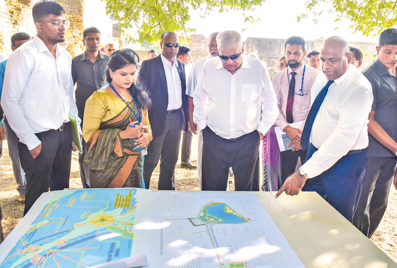 பூநகரி நகர அபிவிருத்தித் திட்டம் ஜனாதிபதியின் மேற்பார்வைக்கு